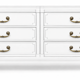 Vintage Mastercraft dresser #09021 — White paint visualization