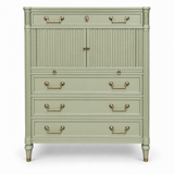 SKU 09022 Kindel vintage dresser — closed-door painted preview Avery