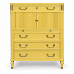 SKU 09022 Kindel vintage dresser — closed-door painted preview Cali