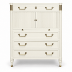 SKU 09022 Kindel vintage dresser — closed-door painted preview Dover