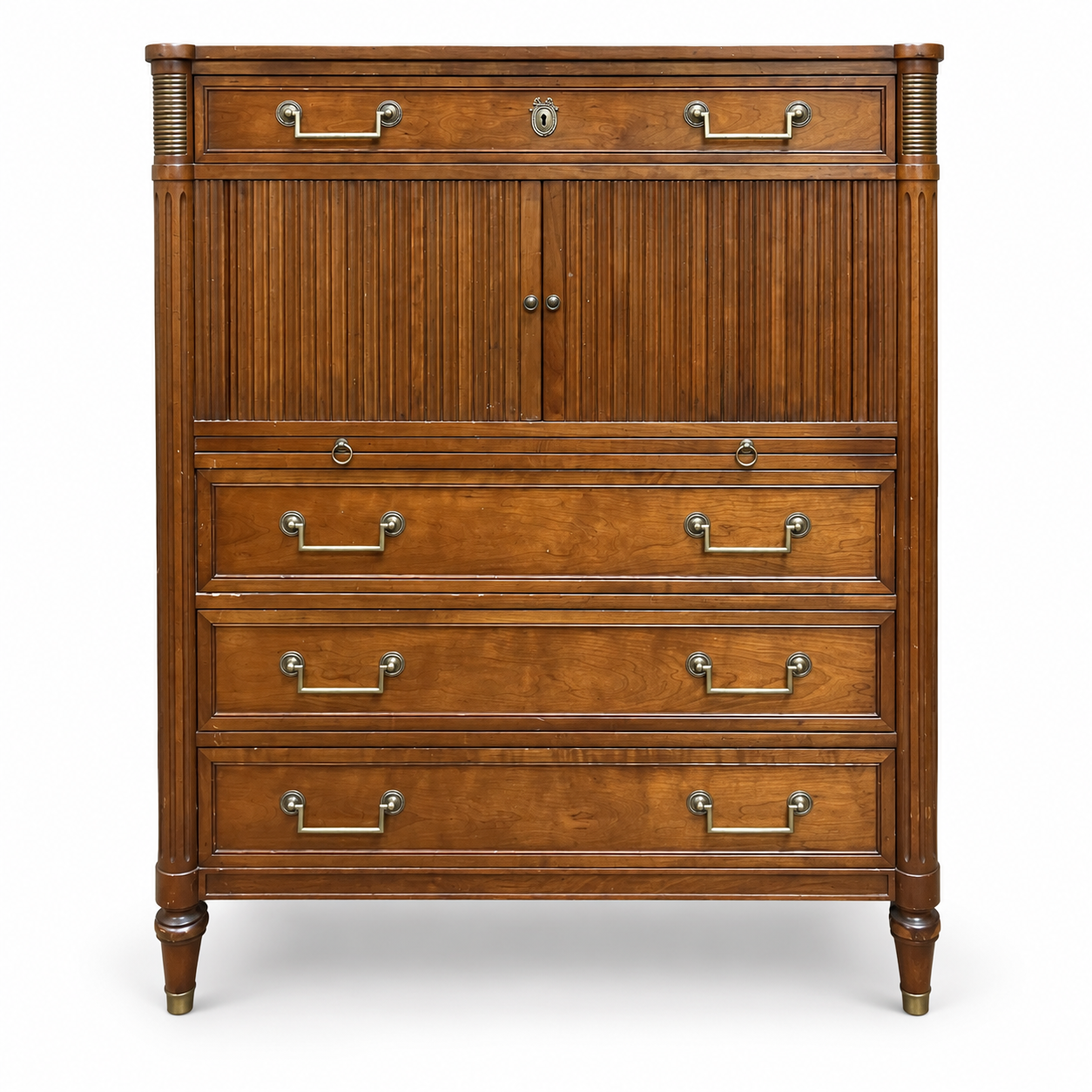 SKU 09022 Kindel vintage dresser — original finish with doors closed