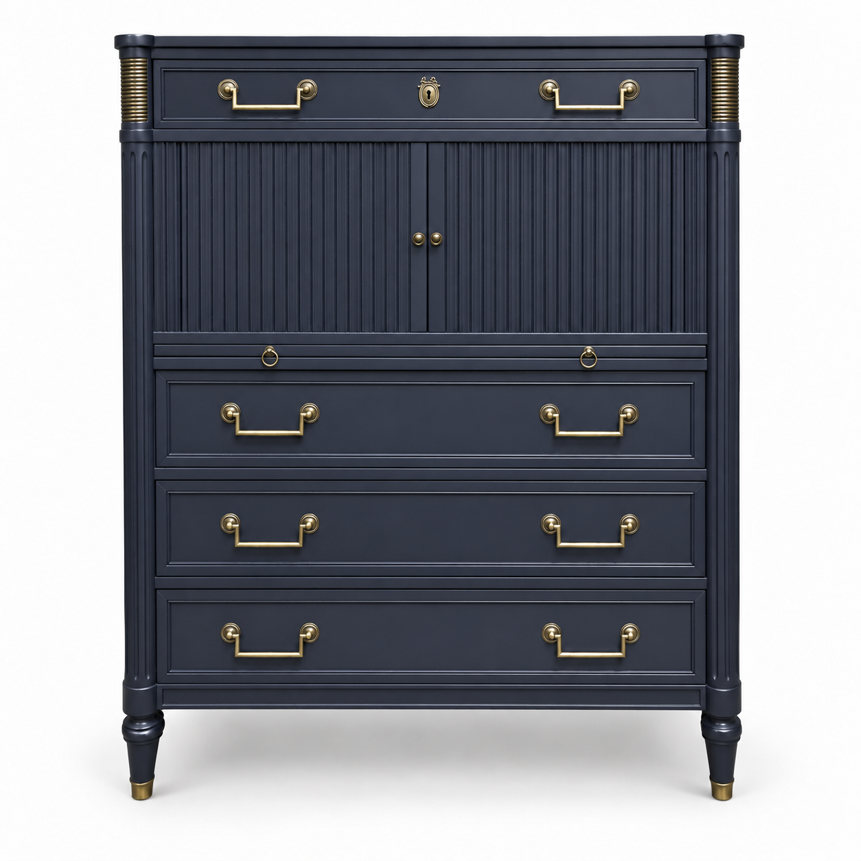 SKU 09022 Kindel vintage dresser — closed-door painted preview Hamilton