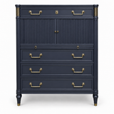 SKU 09022 Kindel vintage dresser — closed-door painted preview Hamilton