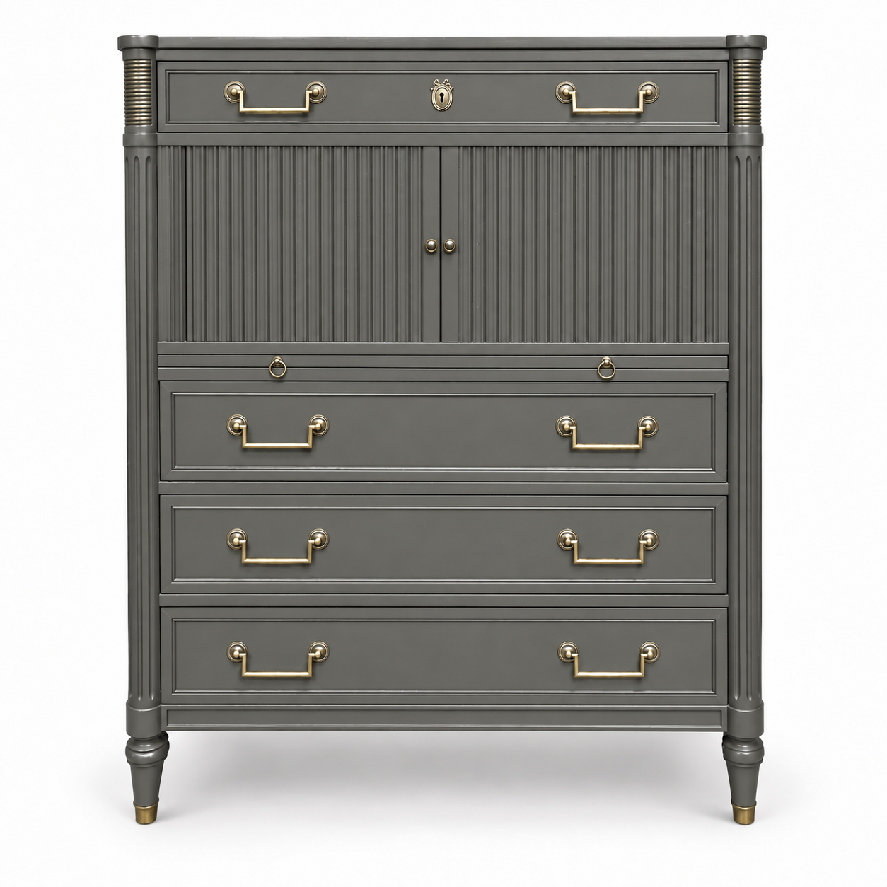 SKU 09022 Kindel vintage dresser — closed-door painted preview Hepburn