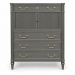 SKU 09022 Kindel vintage dresser — closed-door painted preview Hepburn