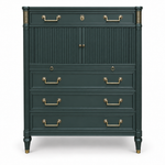 SKU 09022 Kindel vintage dresser — closed-door painted preview Hunter
