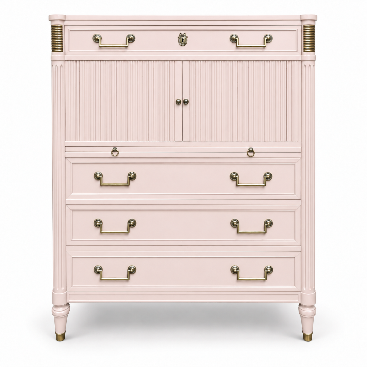 SKU 09022 Kindel vintage dresser — closed-door painted preview Pointe