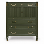 SKU 09022 Kindel vintage dresser — closed-door painted preview Spade