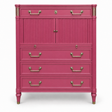 SKU 09022 Kindel vintage dresser — closed-door painted preview Stiletto
