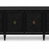 SKU 09023 Century furniture — digitally painted preview Black