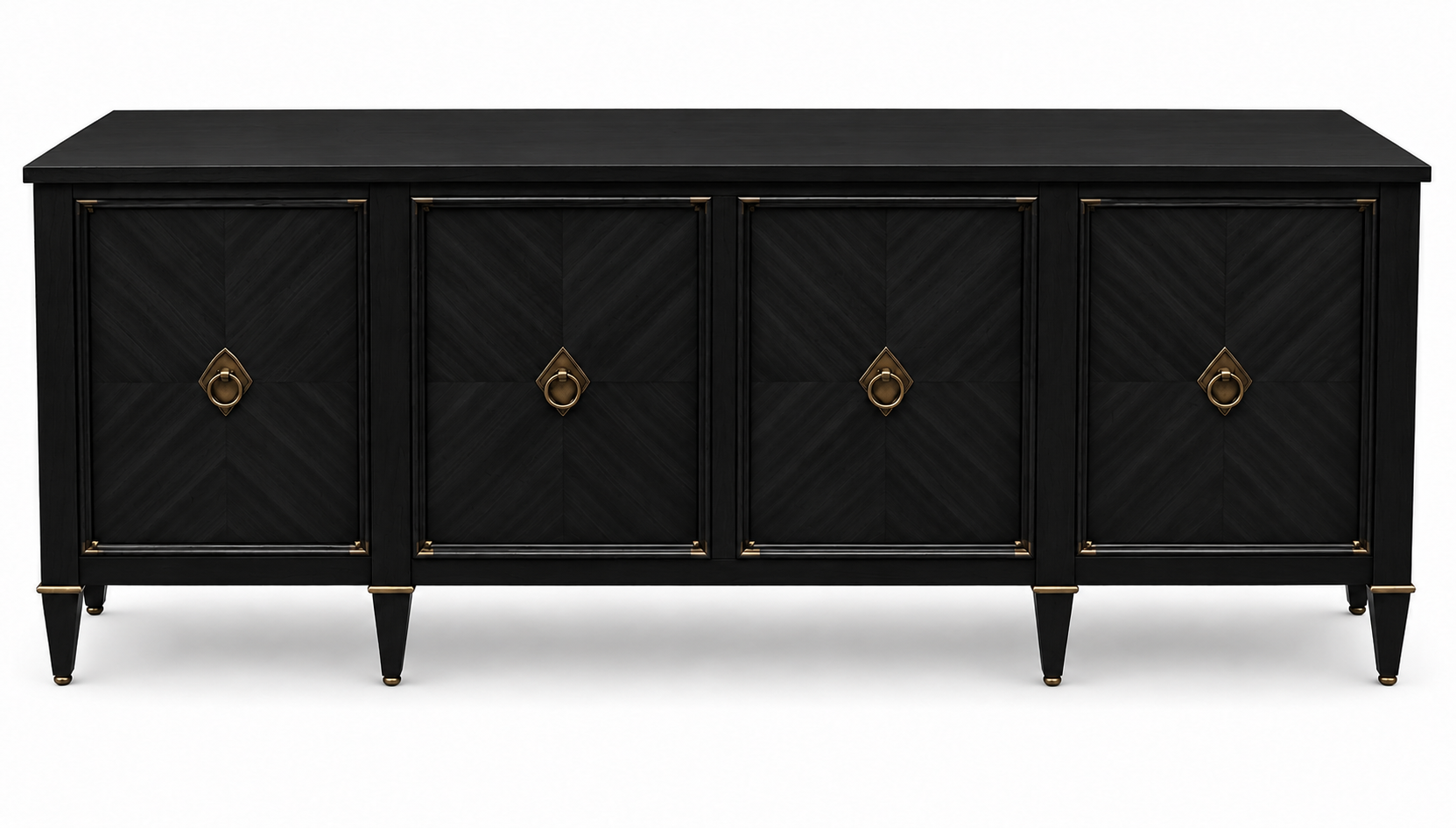 SKU 09023 Century furniture — digitally painted preview Black