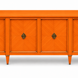 SKU 09023 Century furniture — digitally painted preview Electric Orange