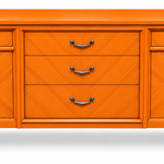 SKU 09025 Century furniture — digitally painted preview Electric Orange