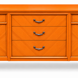 SKU 09025 Century furniture — digitally painted preview Electric Orange