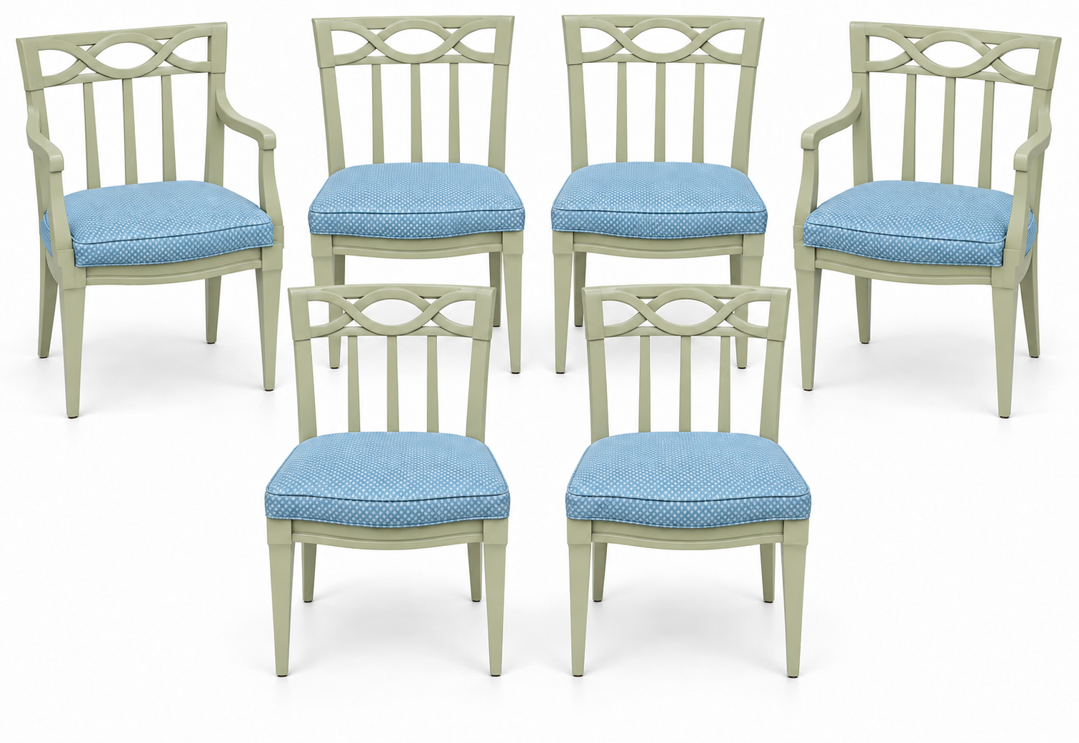 SKU 09026 dining chairs — digitally painted preview Avery