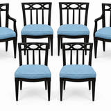 SKU 09026 dining chairs — digitally painted preview Black