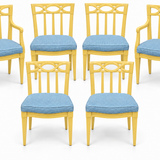 SKU 09026 dining chairs — digitally painted preview Cali