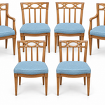 SKU 09026 vintage dining chair set — corrected photo preview
