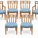 SKU 09026 vintage dining chair set — corrected photo preview