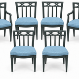 SKU 09026 dining chairs — digitally painted preview Hunter