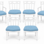 SKU 09026 dining chairs — digitally painted preview White