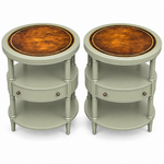 SKU 09029 side table pair — digitally painted preview Avery