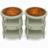 SKU 09029 side table pair — digitally painted preview Avery