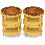 SKU 09029 side table pair — digitally painted preview Cali