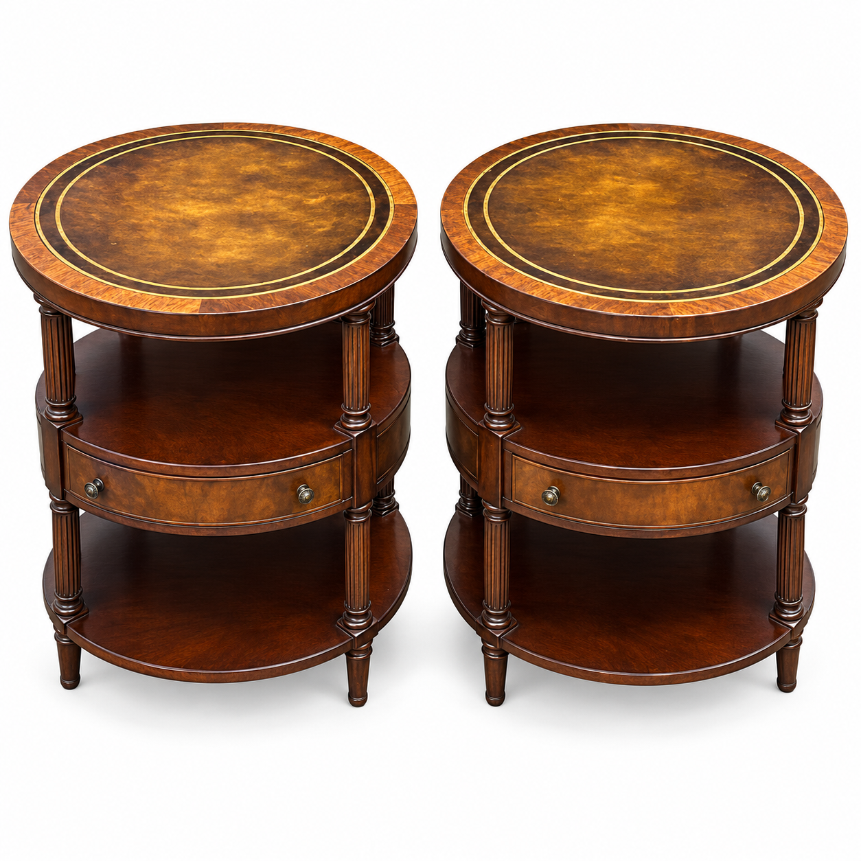 SKU 09029 side table pair — digitally corrected front