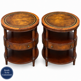 SKU 09029 side table pair — digitally corrected front, ready to be customized