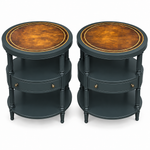 SKU 09029 side table pair — digitally painted preview Hunter