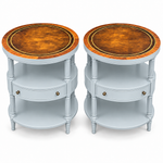 SKU 09029 side table pair — digitally painted preview Marseilles