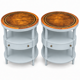 SKU 09029 side table pair — digitally painted preview Marseilles