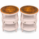 SKU 09029 side table pair — digitally painted preview Pointe