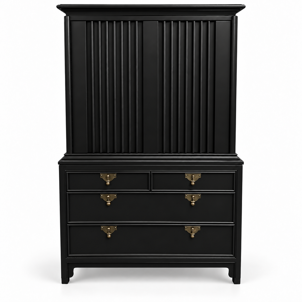 SKU 09030 vintage hutch — digitally painted preview Black