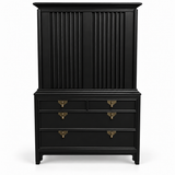 SKU 09030 vintage hutch — digitally painted preview Black