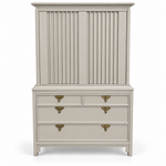 SKU 09030 vintage hutch — digitally painted preview Framed