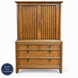 SKU 09030 vintage hutch — digitally corrected front, ready to be customized