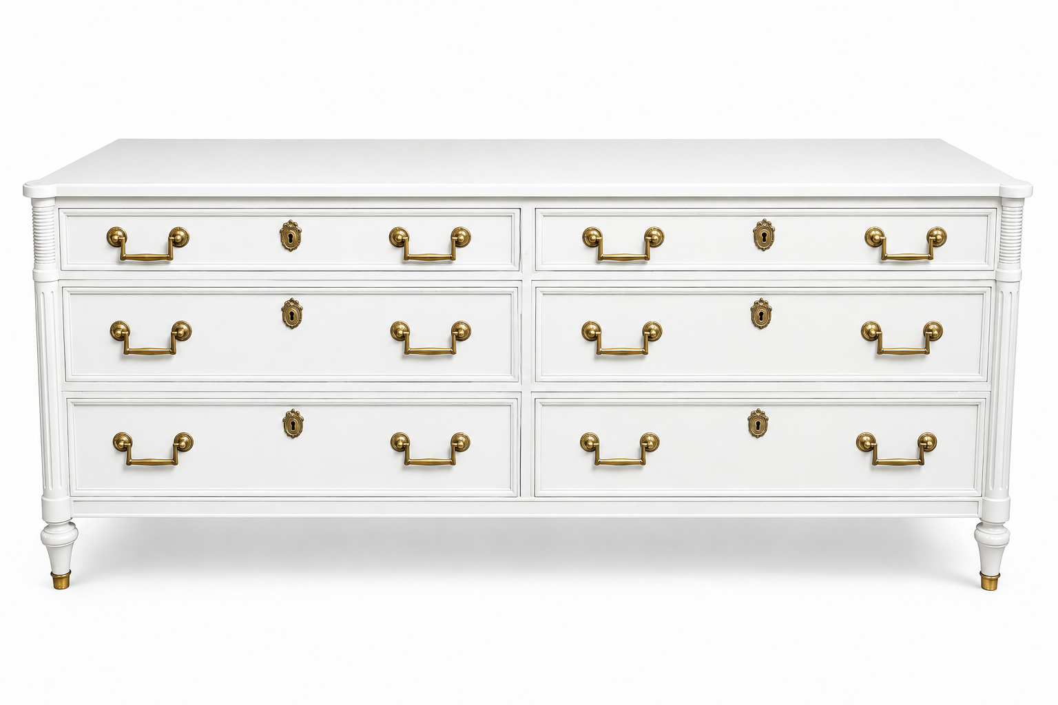 SKU 09031 Kindel dresser — digitally painted preview White