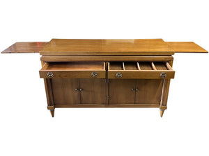 50" Unfinished 4 Door 2 Drawer John M. Smyth Company Vintage Buffet/Bar Cart #08259