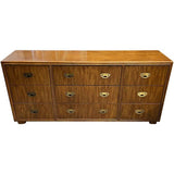66" Unfinished 9 Drawer Drexel Vintage Dresser #08524