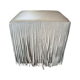 18" Leather Ottoman