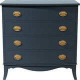 32" Unfinished 4 Drawer Vintage Dresser #08731