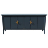 72" Unfinished 4 Door Vintage Buffet #08842