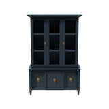 44" Unfinished 5 Door Century Vintage Hutch #08373
