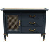 36" Unfinished 2 Drawer 1 Door Vintage Buffet #08327