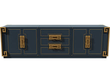 Load image into Gallery viewer, 105&quot; Unfinished 4 Door 3 Drawer Mastercraft Furniture co. Vintage Buffet #07991
