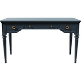 51" Unfinished 3 Drawer Vintage Console Table #08683