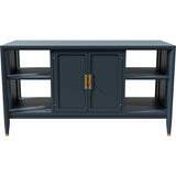 44" Unfinished 2 Door Vintage Bar Cart #08843
