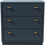 30.25" Unfinished 3 Drawer Drexel Vintage Dresser #08752